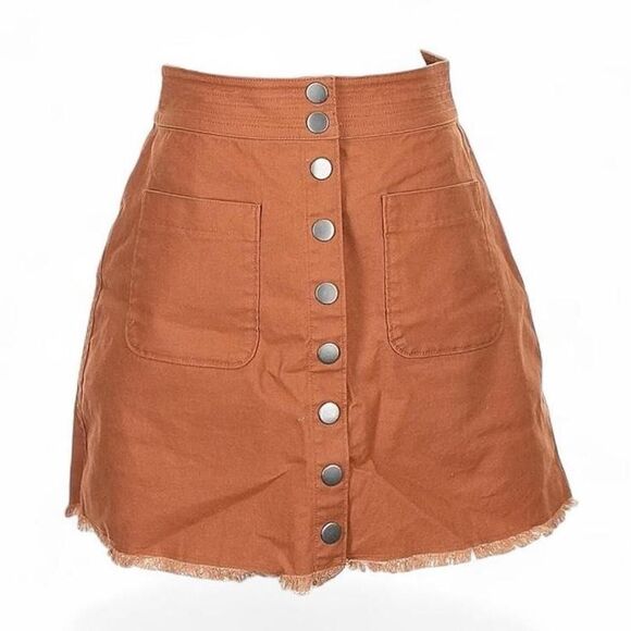Madewell Dresses & Skirts - Madewell Skirt Size 2 Distressed Hem EUC